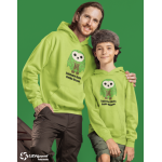 Dětská mikina ZŠ Velké Březno Lime green 9/11