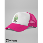 Dětská kšiltovka 5 panelová ZŠ Velké Březno fuchsia