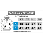 Mikina dětská na zip ZŠ Mírová bílá potisk vpředu i vzadu 5/6