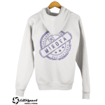 Mikina pánská - unisex na zip ZŠ Mírová bílá potisk vpředu i vzadu M